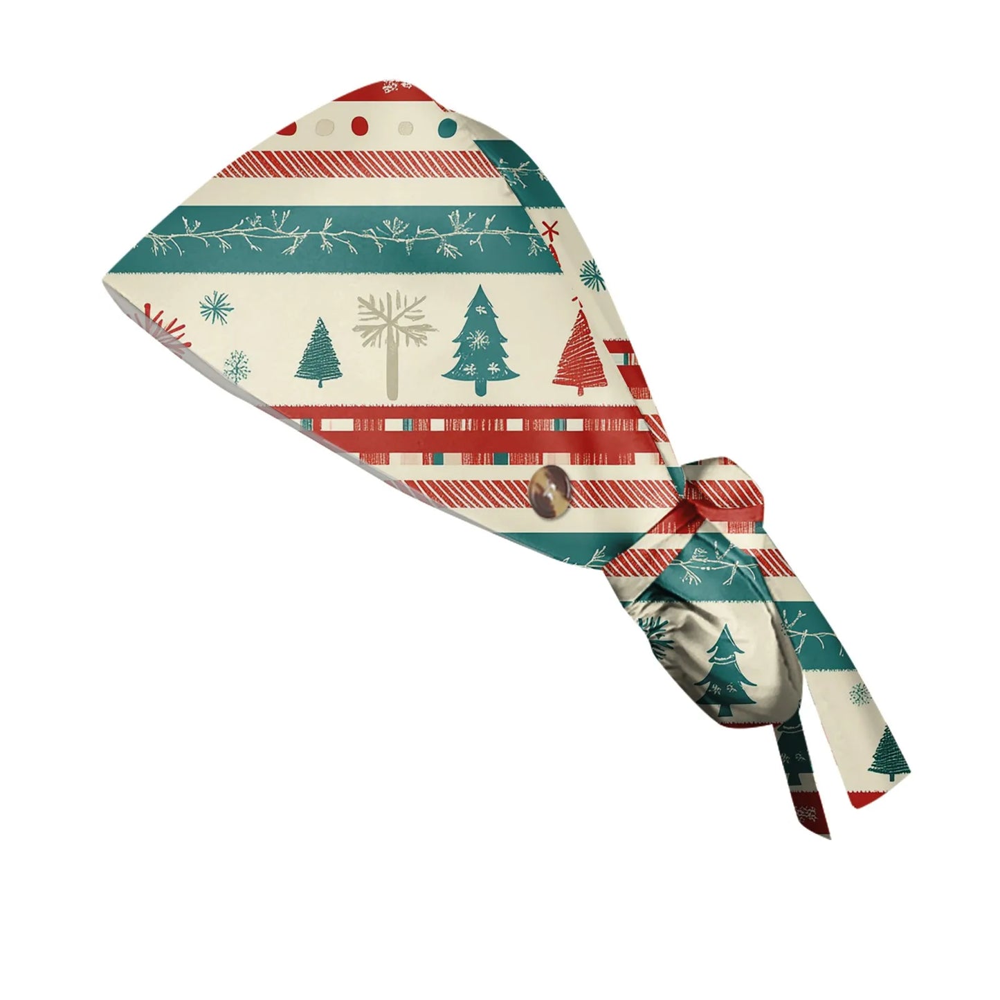 Christmas scrubs caps Pet shop hats Beauty Cleaning cap Wholesale prices cotton pet grooming nursing scrubs work cap