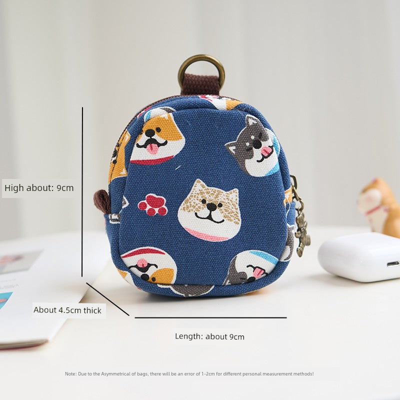 Mini Fabric Cute Portable Girl Small Saddle Bag