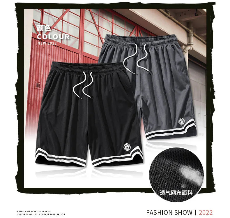 Plus Size 7XL 8XL Summer Shorts Men Casual Gym Joggers Sports Running Shorts Men Breathable Beach Surfings Shorts Men Clothing
