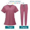 Nurse Uniform Woman Hospital Doctor Men's Medical Sweatshirt  Nursing Pants Unisex Workshop Uniforms Beauty SPA Work Clothes New