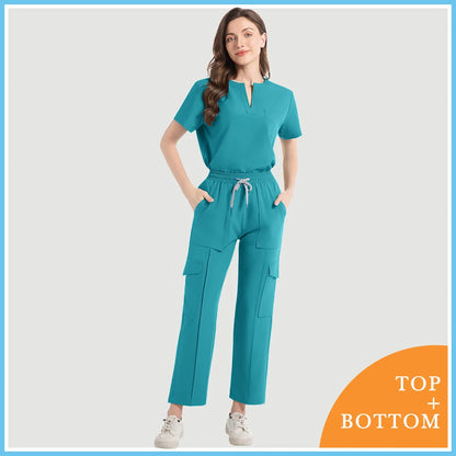 Women Scrubs Nurse Accessories Medical Uniform Unisex Slim Fit Comfort Clinical Women Operating Room Work Uniform Jogger Suit
