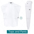 Scrubs Uniforms Sets Medical Nursing Hospital Working Clothes Solid Color Surgical Gowns Breathable Scrub Top Joggers Pants Suit