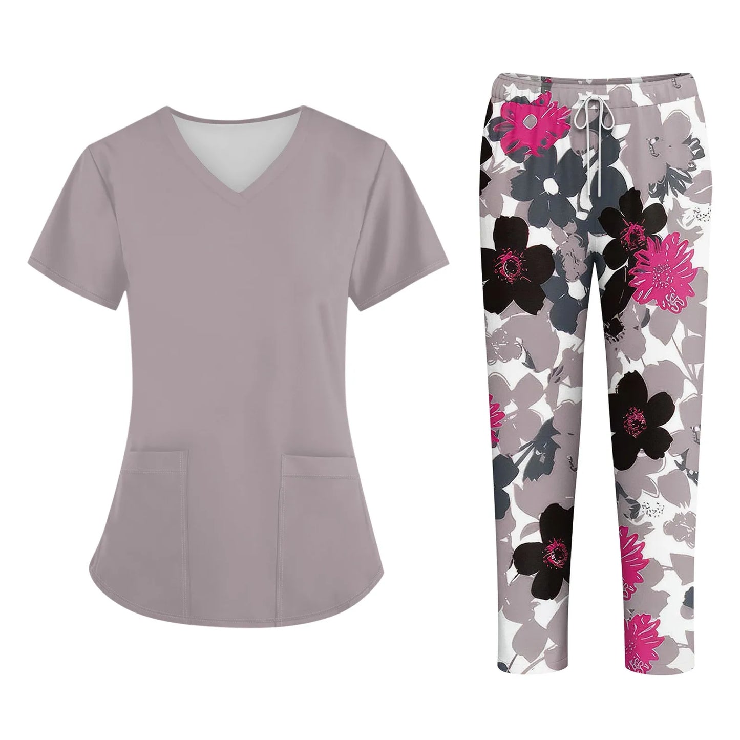 Unisex Medical Uniforms Men Women Nursing Clothes Beauty Costume Nurse Scrubs Sets Doctor Dentist Workwear Clinical Tops Pants