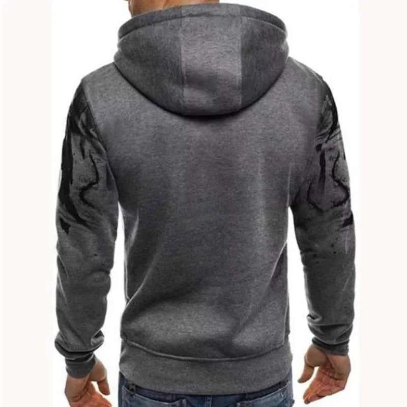 Autumn Winter Trending Tracksuits Men Camouflage Hoodie + Pant 2 Piece Set Sports Wear 3d Ink Jogging Suits