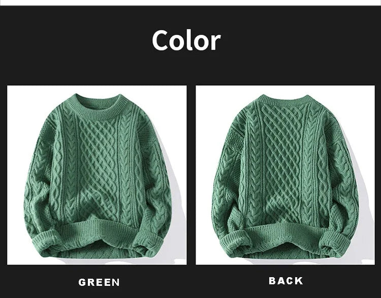 Brand Christmas Sweaters Men Crewneck Sweater Men Pullover Jumpers Fashion Clothing Autumn Winter Tops Male Knitted Sweatshirts