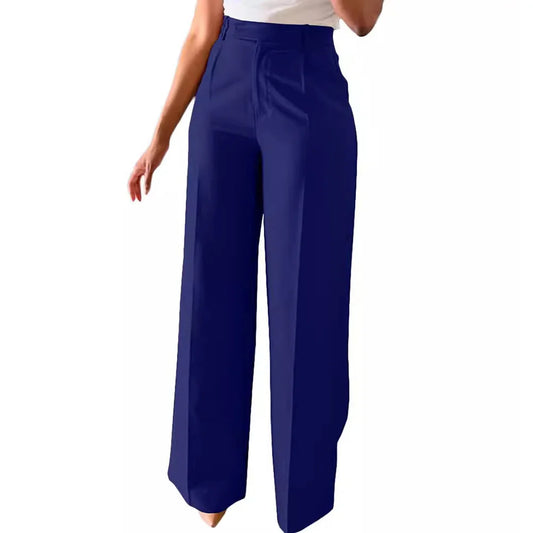 High Waist Casual Trousers For Women Business Pants Business Attire High Waist Trousers Brand New Regular Length