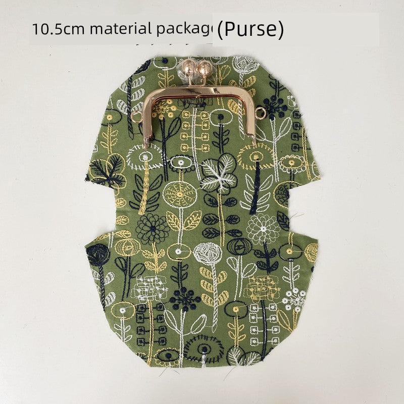 Machine Embroidery Extended Mobile Phone Bag Fabric