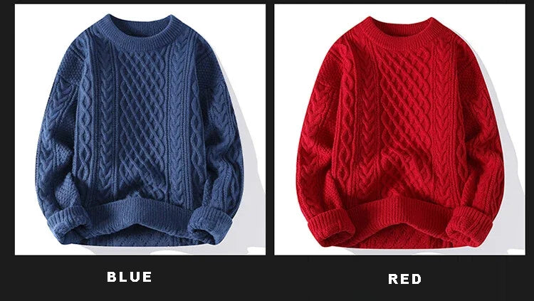 Brand Christmas Sweaters Men Crewneck Sweater Men Pullover Jumpers Fashion Clothing Autumn Winter Tops Male Knitted Sweatshirts