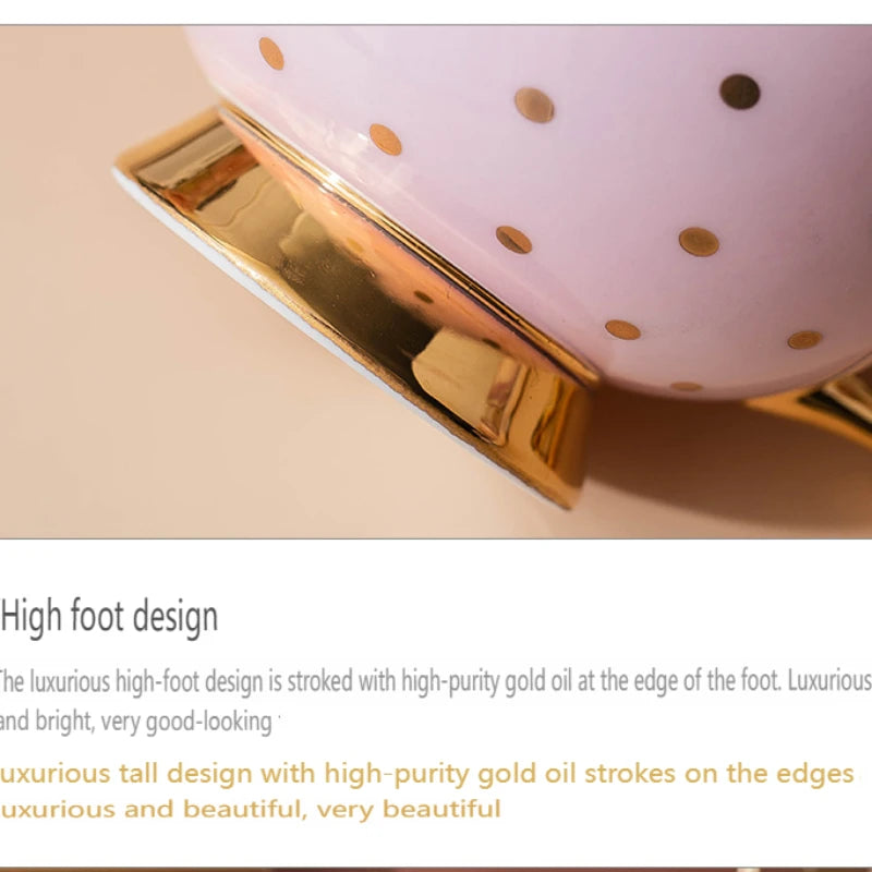 Ceramic Coffee Cup with Saucer Elegance Candy Colored Cute Girls' Afternoon Tea Mug Milk Latte Cups Luxury Ceramic Tea Cup Set