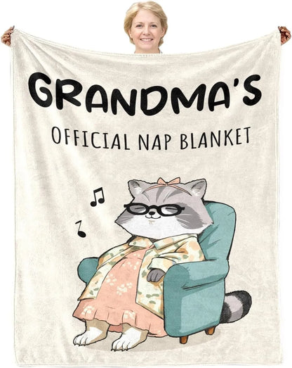1PC Blanket Festival Gifts for Elder Mom Dad Grandpa Grandma idea Gifts Birthday gifts Warm soft Throw Nap Blankets Gift Season