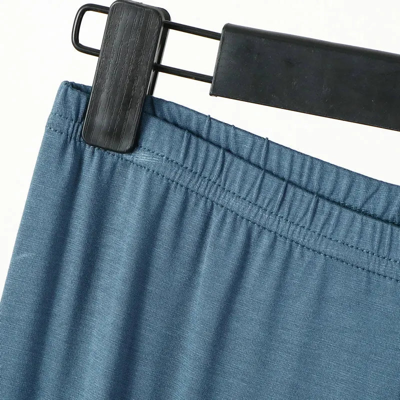 XL to 8XL summer Modal leggings calf Length High waist Large size Stretch Casual Slimming Basic short Pants sleep pants