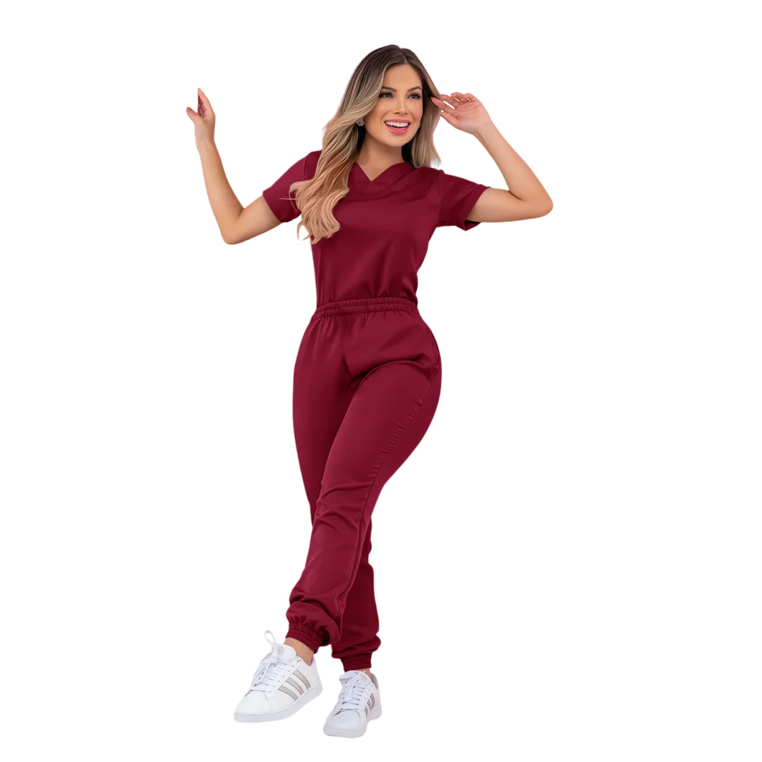 High Quality Scrubs Doctor Medical Center Uniform Comfortable Staff Scrub Suit Ladies Beauty Spa Salon Tunic Top+Pants Workwear
