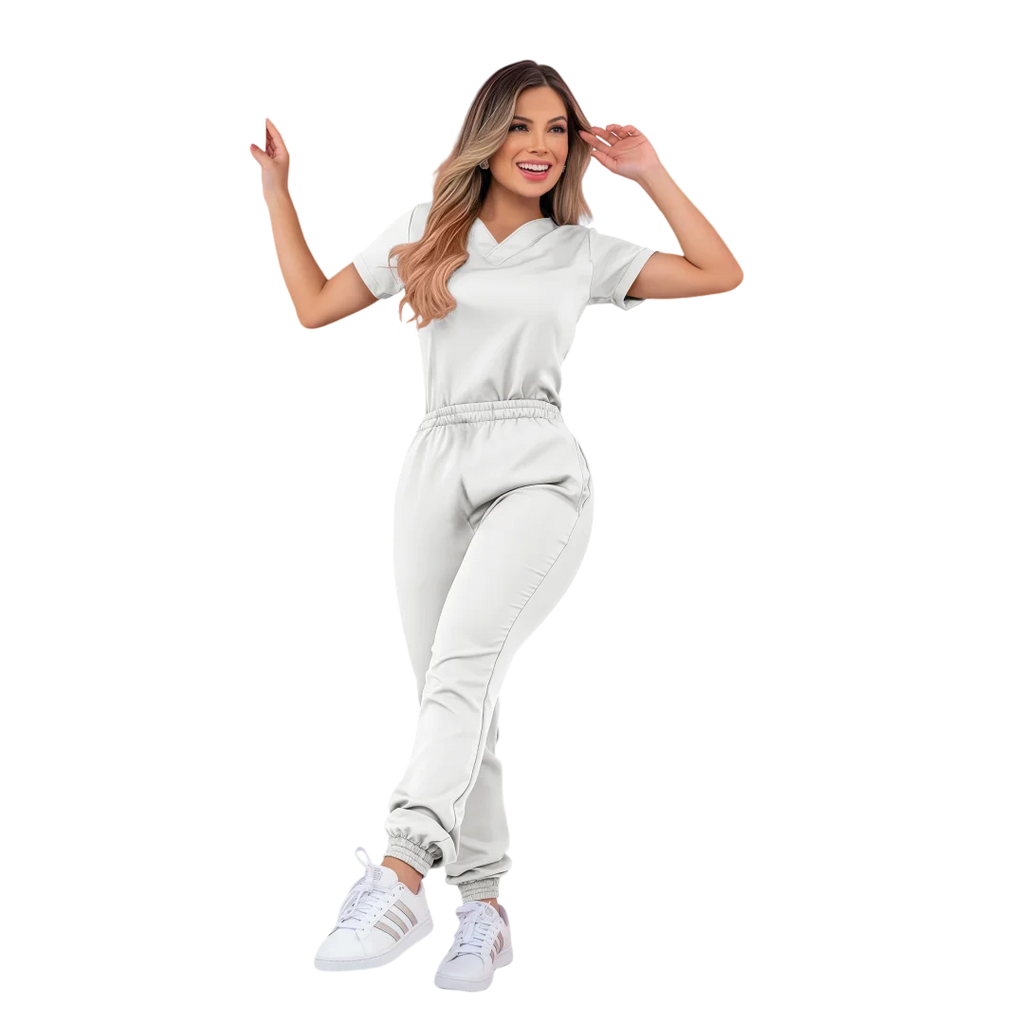 High Quality Scrubs Doctor Medical Center Uniform Comfortable Staff Scrub Suit Ladies Beauty Spa Salon Tunic Top+Pants Workwear