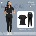 Nursing Clinical Scrubs Set Sanitary Uniform Medical Clothing Veterinary Surgical Top Pants Men Women Work Wear Dentist Overalls