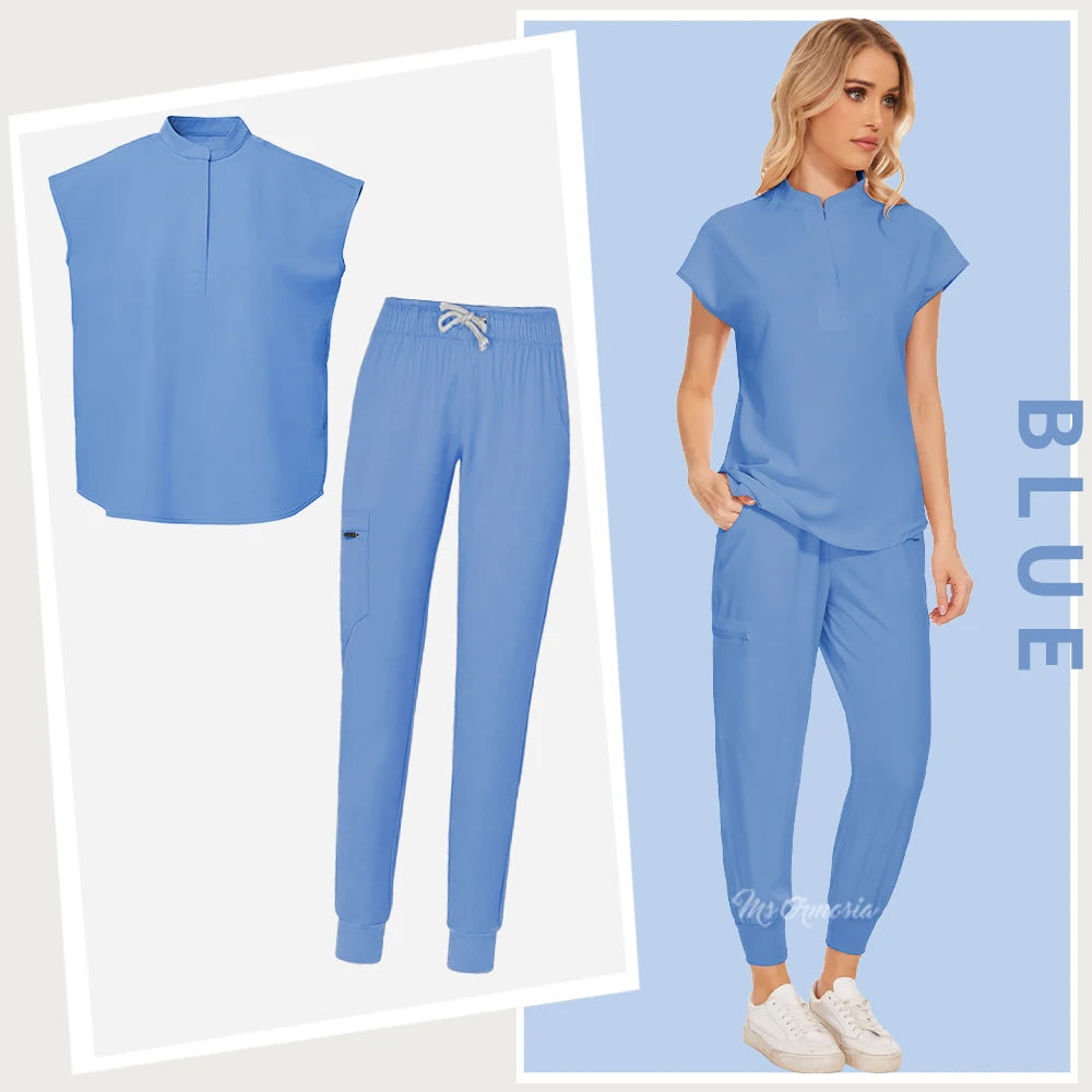 Medical Uniforms Women Scrubs Sets Nurse Nursing Work Clothes