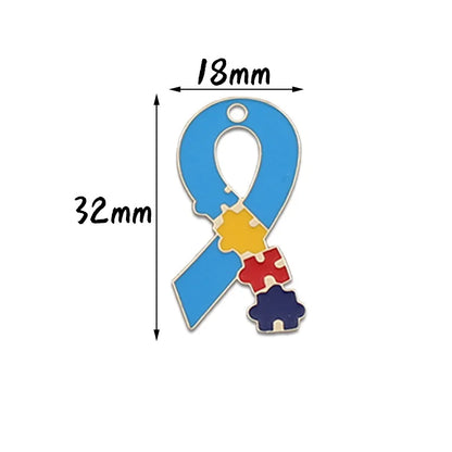 1 Pcs Autism Awareness Pin Autism Pins Lapel Pin Multi Color Autism Puzzle Piece Brooches Pins for Backpacks Sleeves Awareness