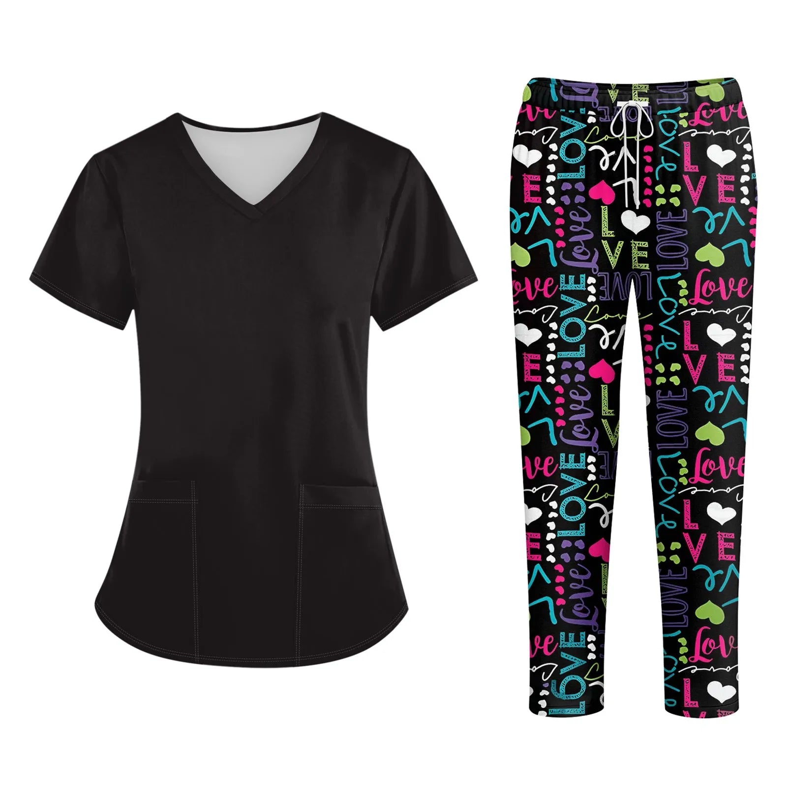 Unisex Medical Uniforms Men Women Nursing Clothes Beauty Costume Nurse Scrubs Sets Doctor Dentist Workwear Clinical Tops Pants