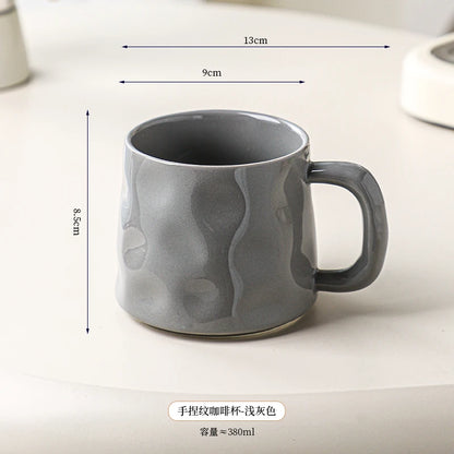 High-value Coffee Cups Large-capacity Mugs for Household Use, Afternoon Tea Cups, High-quality Coffee Special Cups, Lattes.