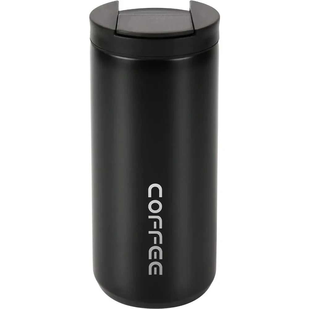 400ml Coffee Mug with Leak Proof Screw Lid Coffee Cup Keep Warm or Cold for Coffee or Tea Drinks 13.5oz Water Cup