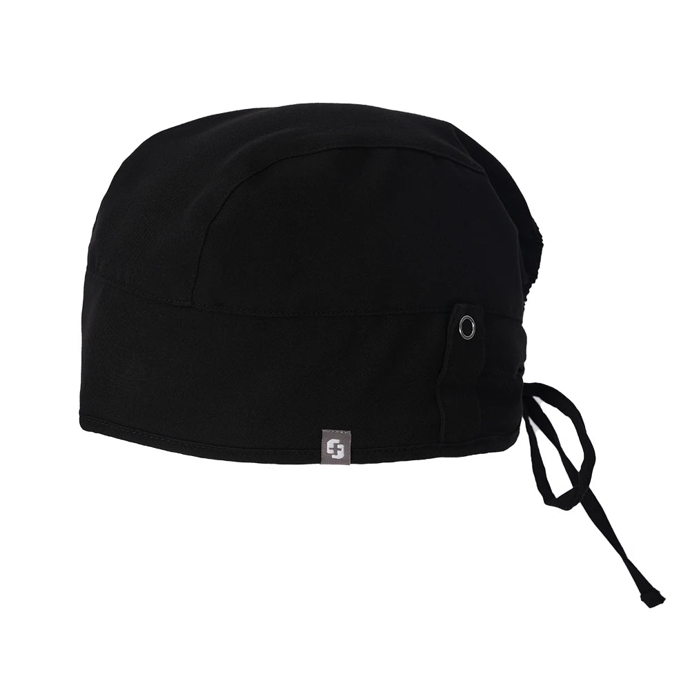 KUNGFU SCRUBS unisex scrubs cap sweat-absorbent surgical cap medical workcap nursing hats with elastic section