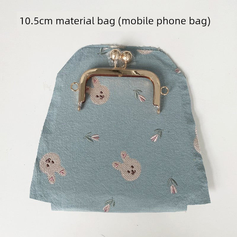 Machine Embroidery Extended Mobile Phone Bag Fabric