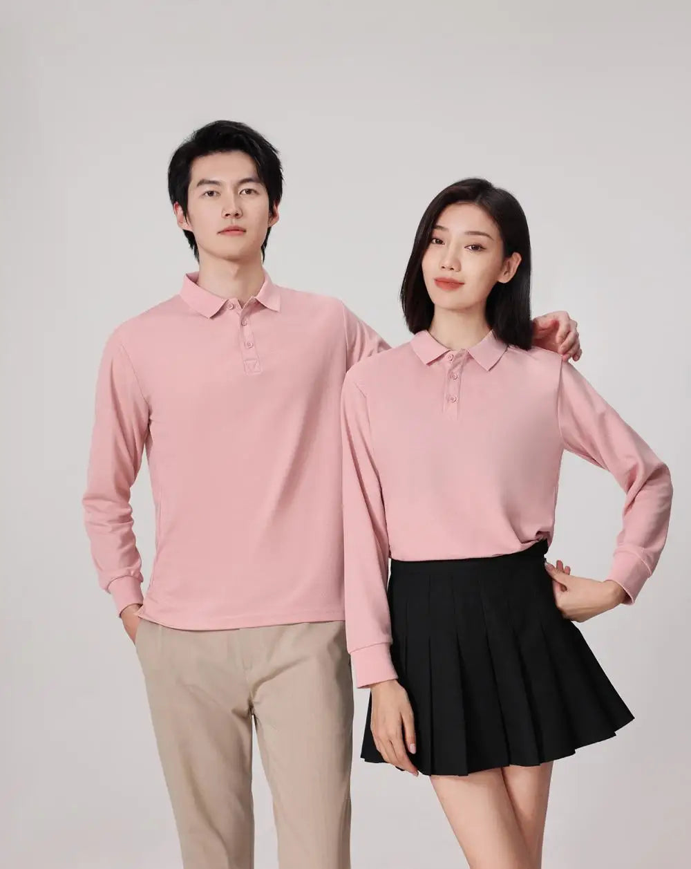 S-7XL Fashion Sportswear High Quality New-Design Men's Polos Shirts Long Sleeve 100% Cotton Casual Polos Customized Your LOGO
