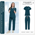 Medical Scrub Set Women Uniform New Doctor Nurse Surgical Uniform Durable Dental Pediatric Quick-Dry Healthcare Service Workwear