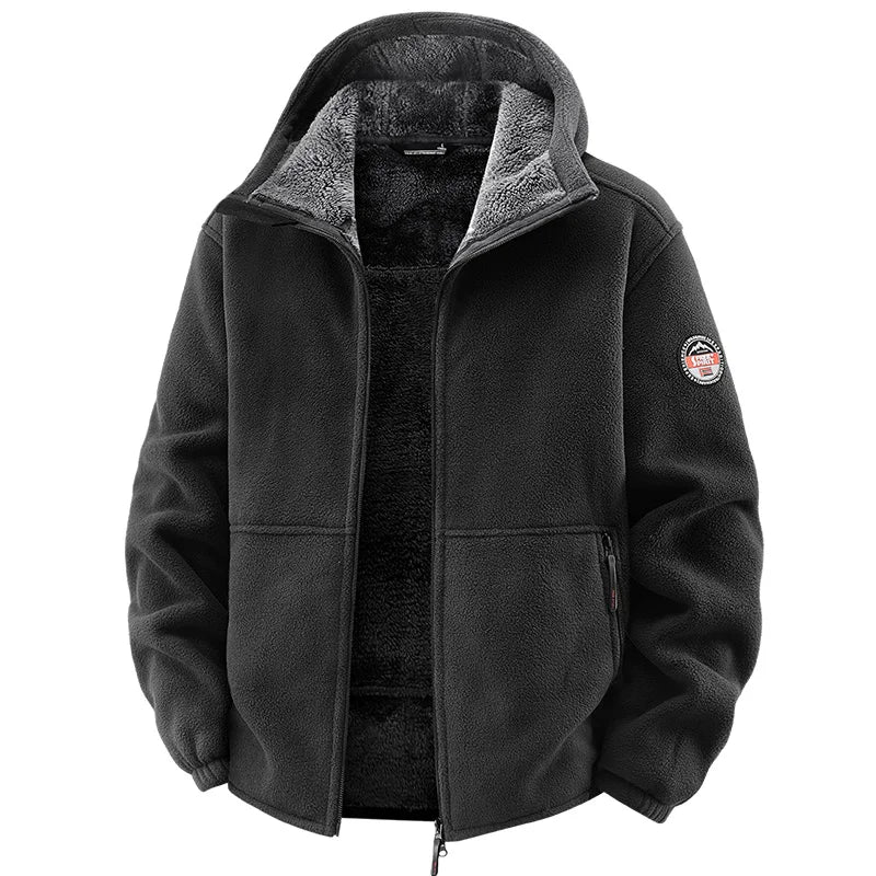 Winter Hoodies Men Outdoor Military Thick Warm Polar Fleece Jacket Camping Hiking Jackets For Streetwear Casual Coats Men Parkas