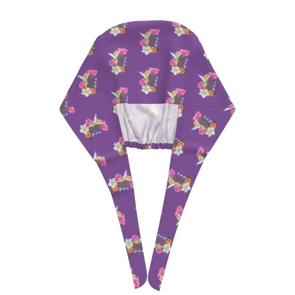 Custom Tinker Bell Breathable Nursing Work Cap Surgical Scrub Caps Unisex Nurse Medical Cap Cartoons Scrubs Hat Medical Surgical