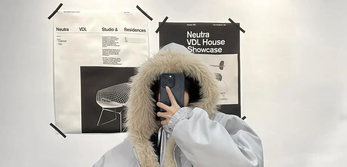 Winter Warm Jacket New High Street Fur Collar Hooded Women's American High-end Sense Versatile Korean Version Coat Trend