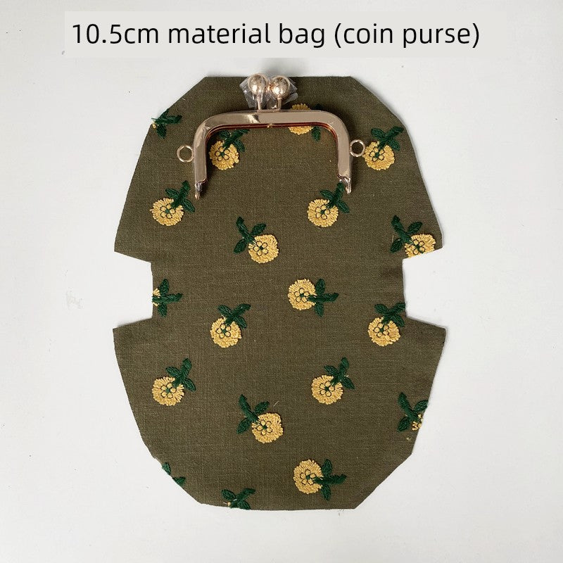 Machine Embroidery Extended Mobile Phone Bag Fabric