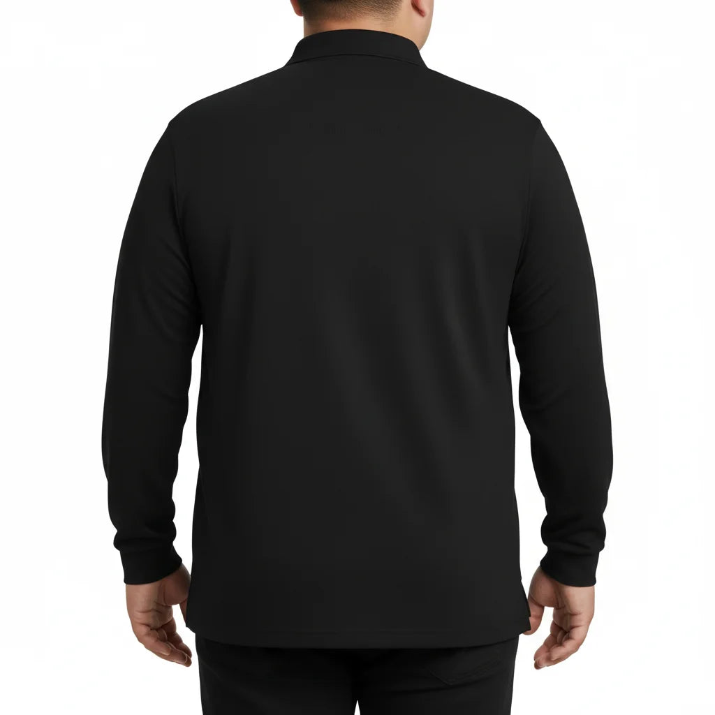 1XL-7XL Plus Size Men's Polo Shirts Long Sleeve Lapel Casual Breathable Comfortable Polo Shirt High Quality Male T-Shirt Clothes