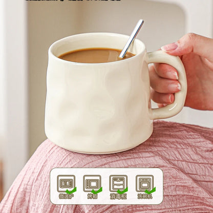 High-value Coffee Cups Large-capacity Mugs for Household Use, Afternoon Tea Cups, High-quality Coffee Special Cups, Lattes.