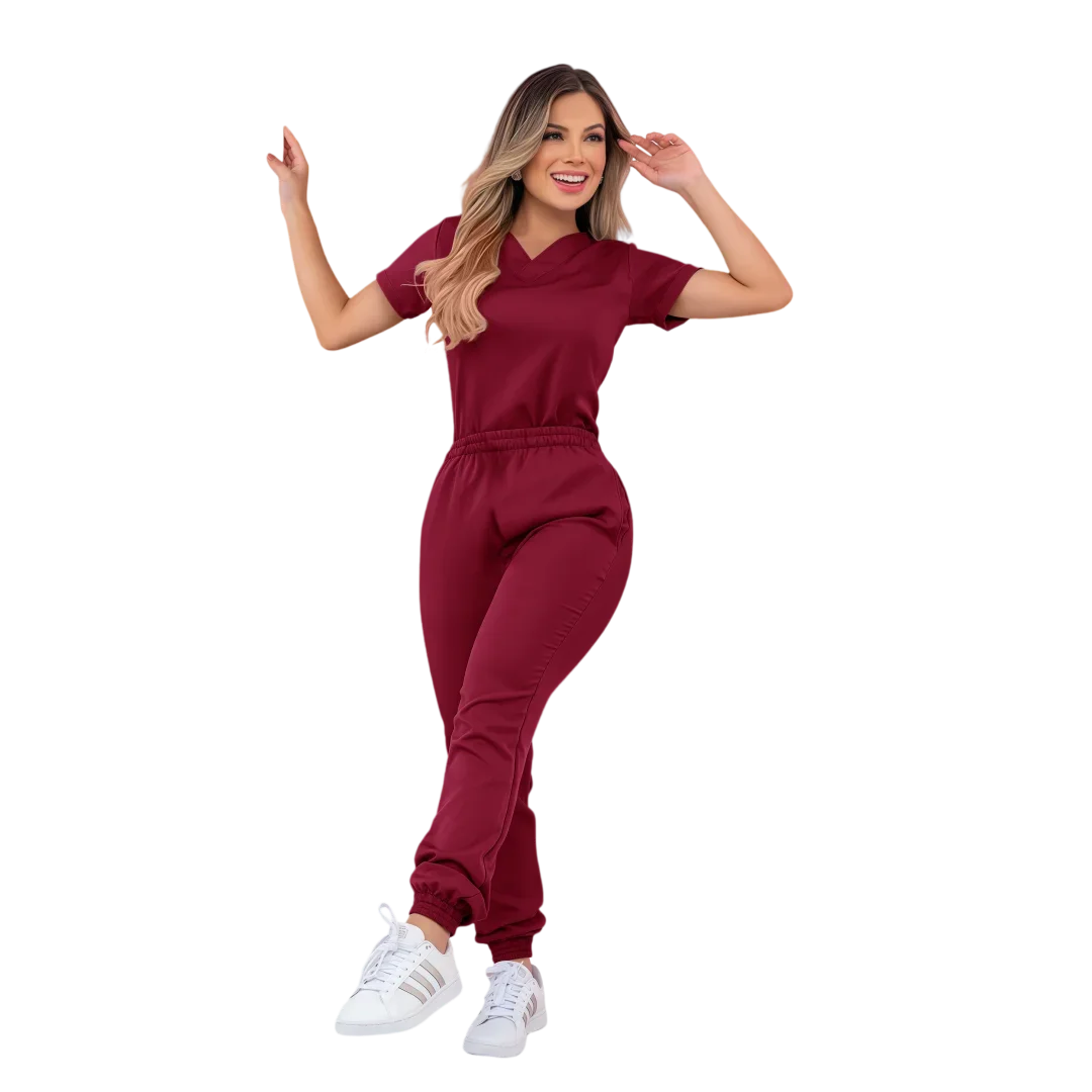 High Quality Scrubs Doctor Medical Center Uniform Comfortable Staff Scrub Suit Ladies Beauty Spa Salon Tunic Top+Pants Workwear