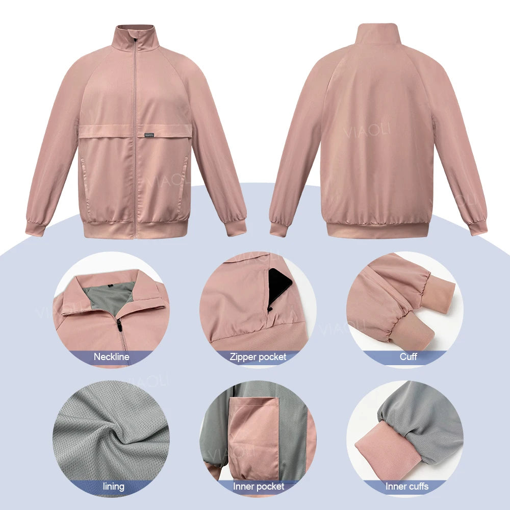 Medical Nursing Hospital Uniform Jacket Scrubs Uniforms Men Top Scrub Women Doctor Nurse Work Clothes Veterinary Pet Clinic Coat