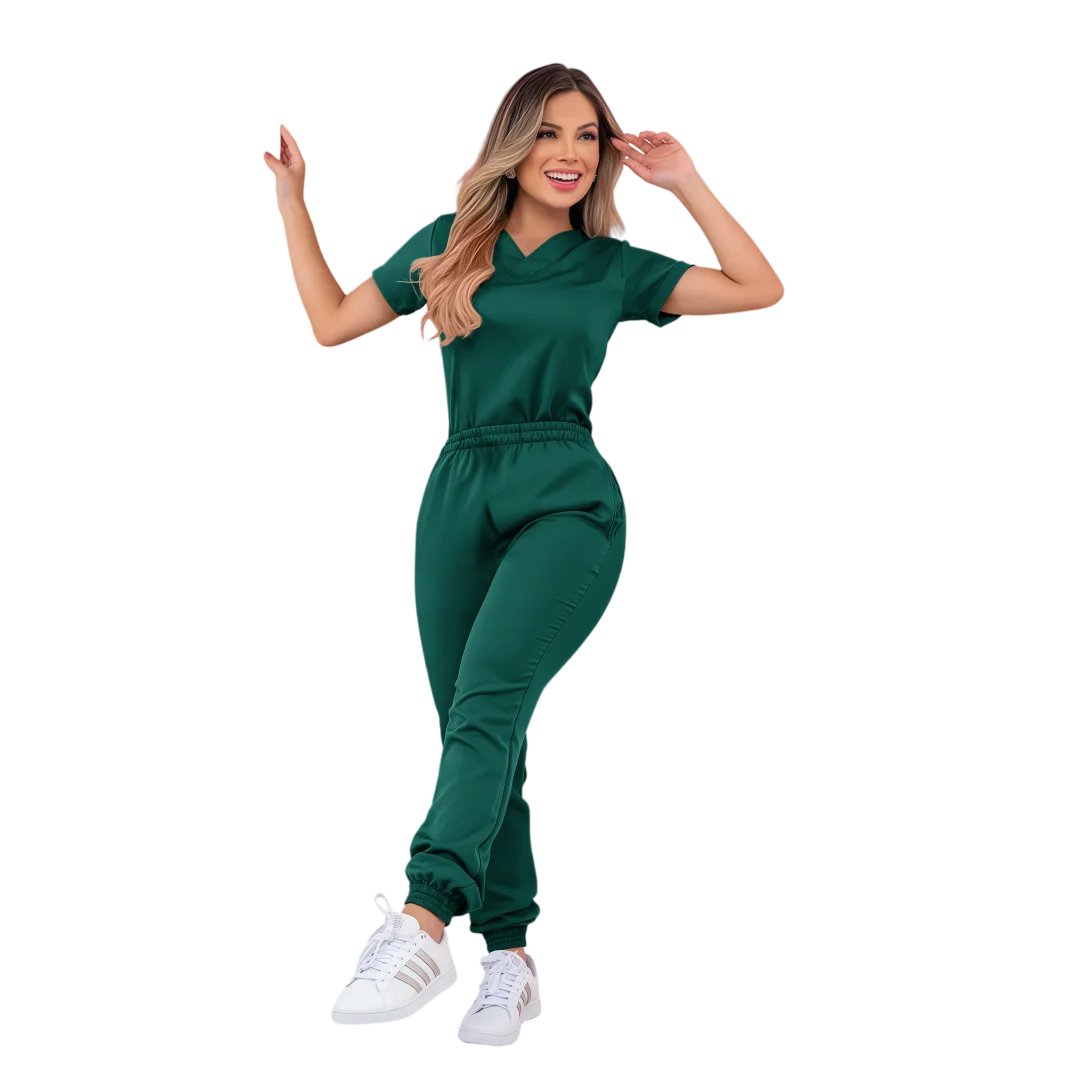 High Quality Scrubs Doctor Medical Center Uniform Comfortable Staff Scrub Suit Ladies Beauty Spa Salon Tunic Top+Pants Workwear