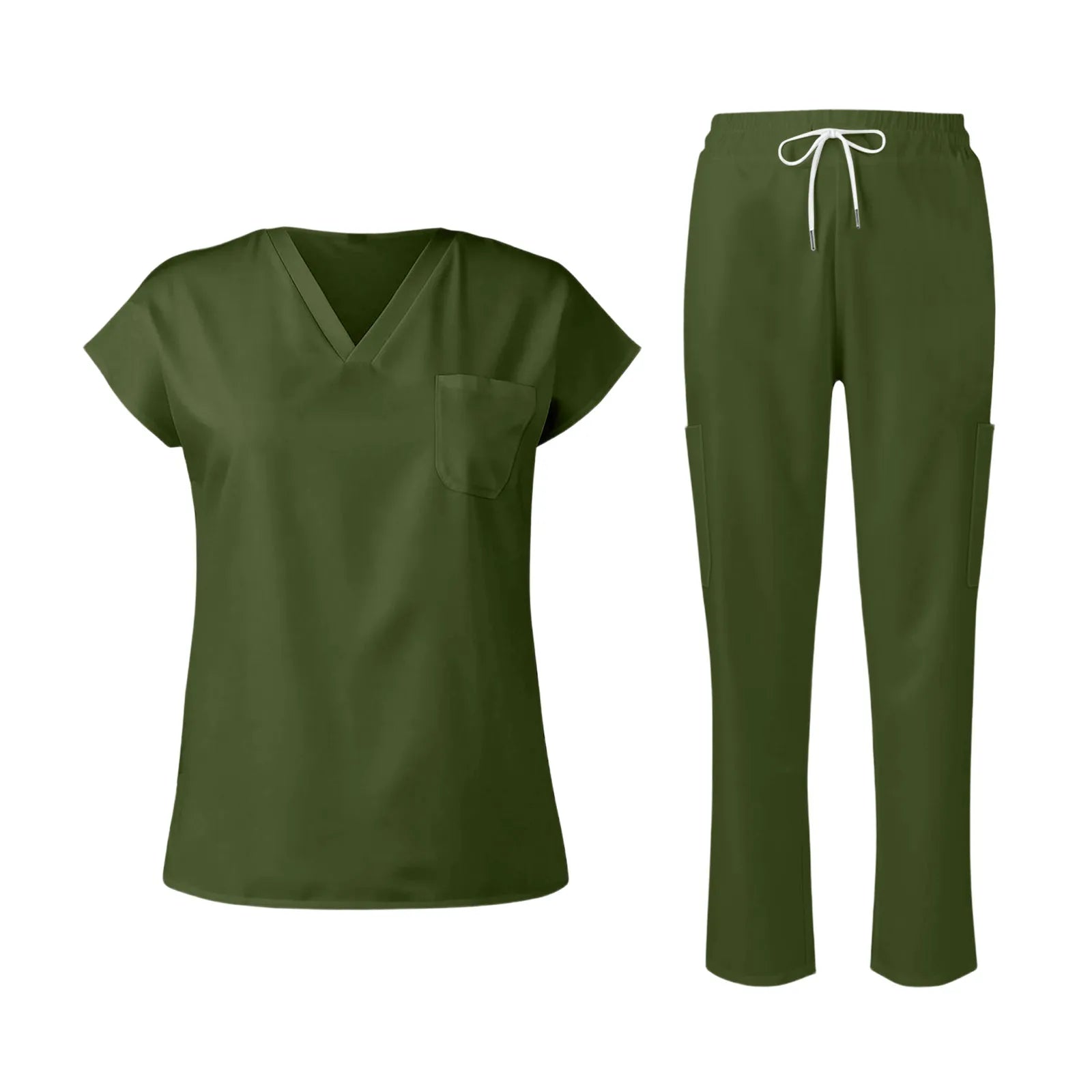 Scrubs Medical Uniform Women and Man Scrubs Set Medical Scrubs Top and Pants
