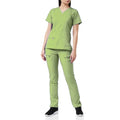 Pants Sets Short Sleeved Top Scrub Solid Color Surgical Gowns Medical Accessories Manicurist Beautician Nursing Scrub Sets Women