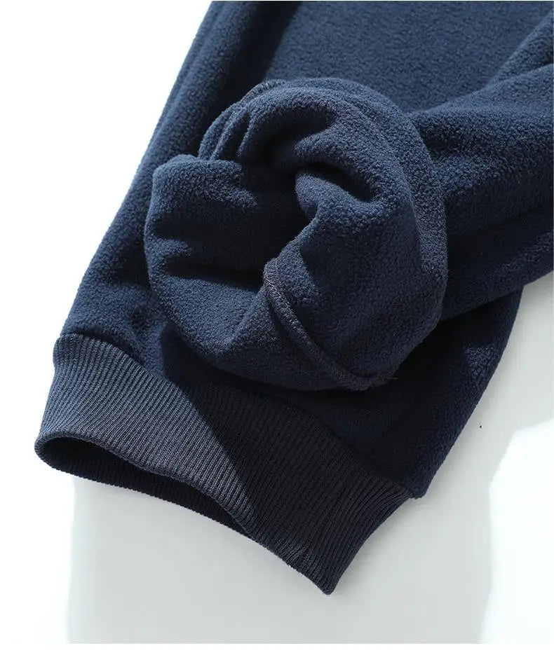 Winter Thick Polar Fleece Warm Sweatpants Men Streetwear Drawstring Casual Jogger Pants Male Loose Thermal Trousers 10xl 9xl 8xl