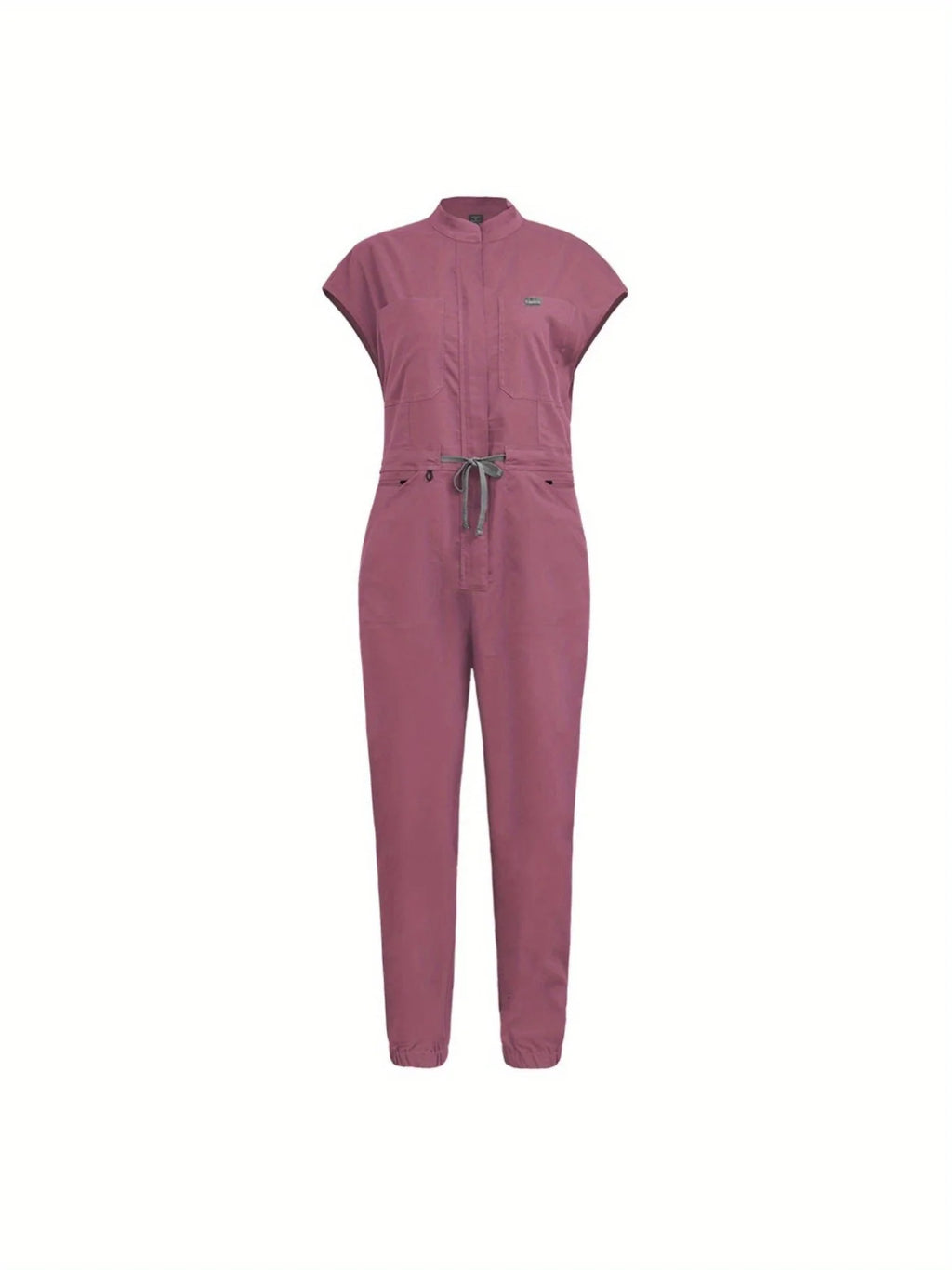 Comprehensive Training Outfit Scrubs Set Uniform Jogger Suit Stretch with Multi Pocket for Esthetician Workwear Jumpsuit