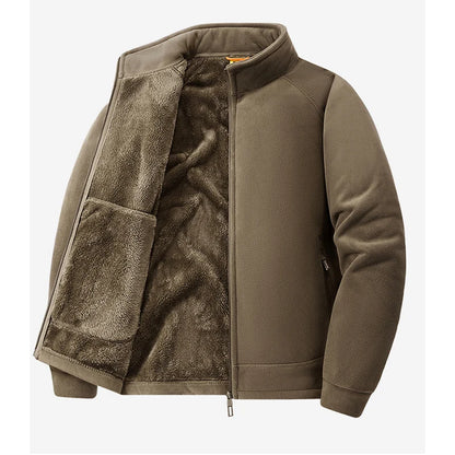 Winter Men Fleece Warm Jackets Mens Windproof Thick Jackets Parkas Coats Men Hooded Casual Outwear Jacket