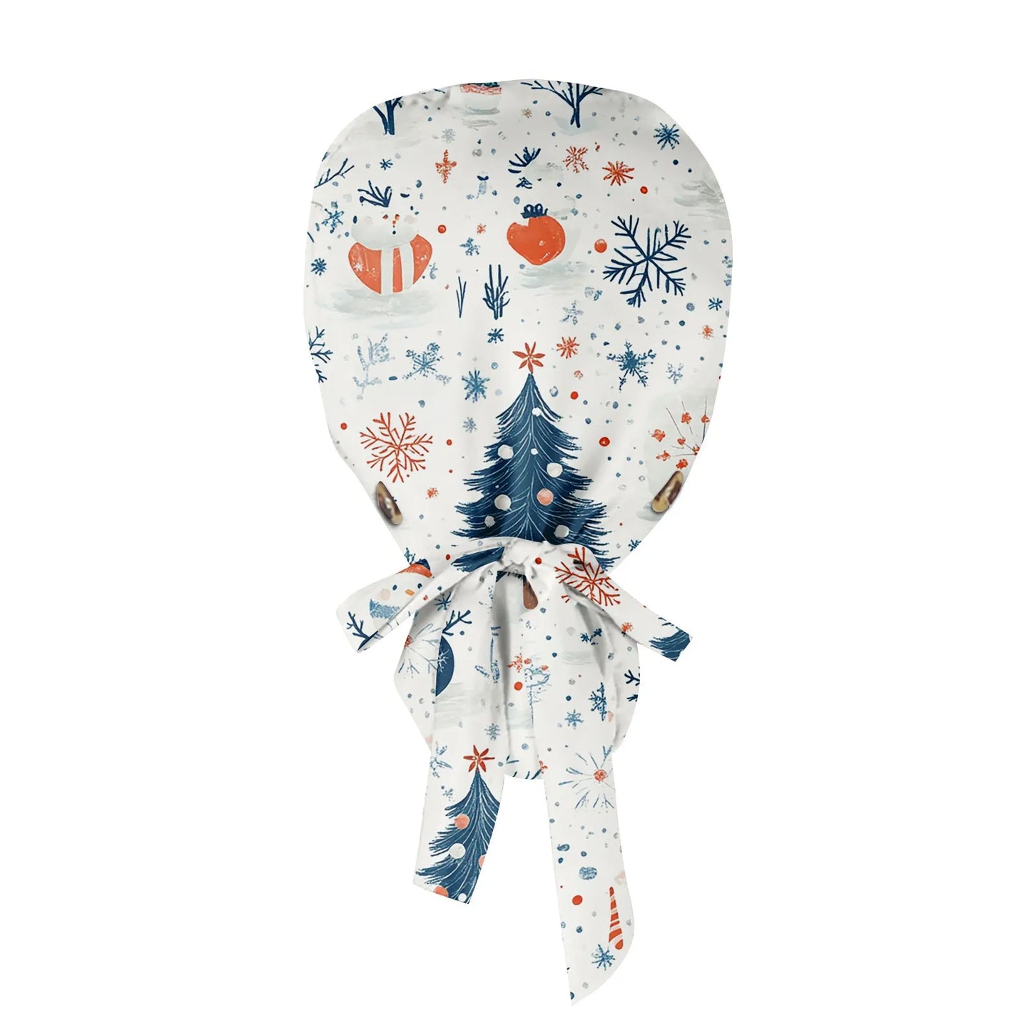 Christmas scrubs caps Pet shop hats Beauty Cleaning cap Wholesale prices cotton pet grooming nursing scrubs work cap