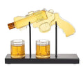 Birthday Gifts for Men Dad Whiskey Gun Decanter Set with Shot Glasses Stocking Stuffers Military Presents dispenser Bar Drinking