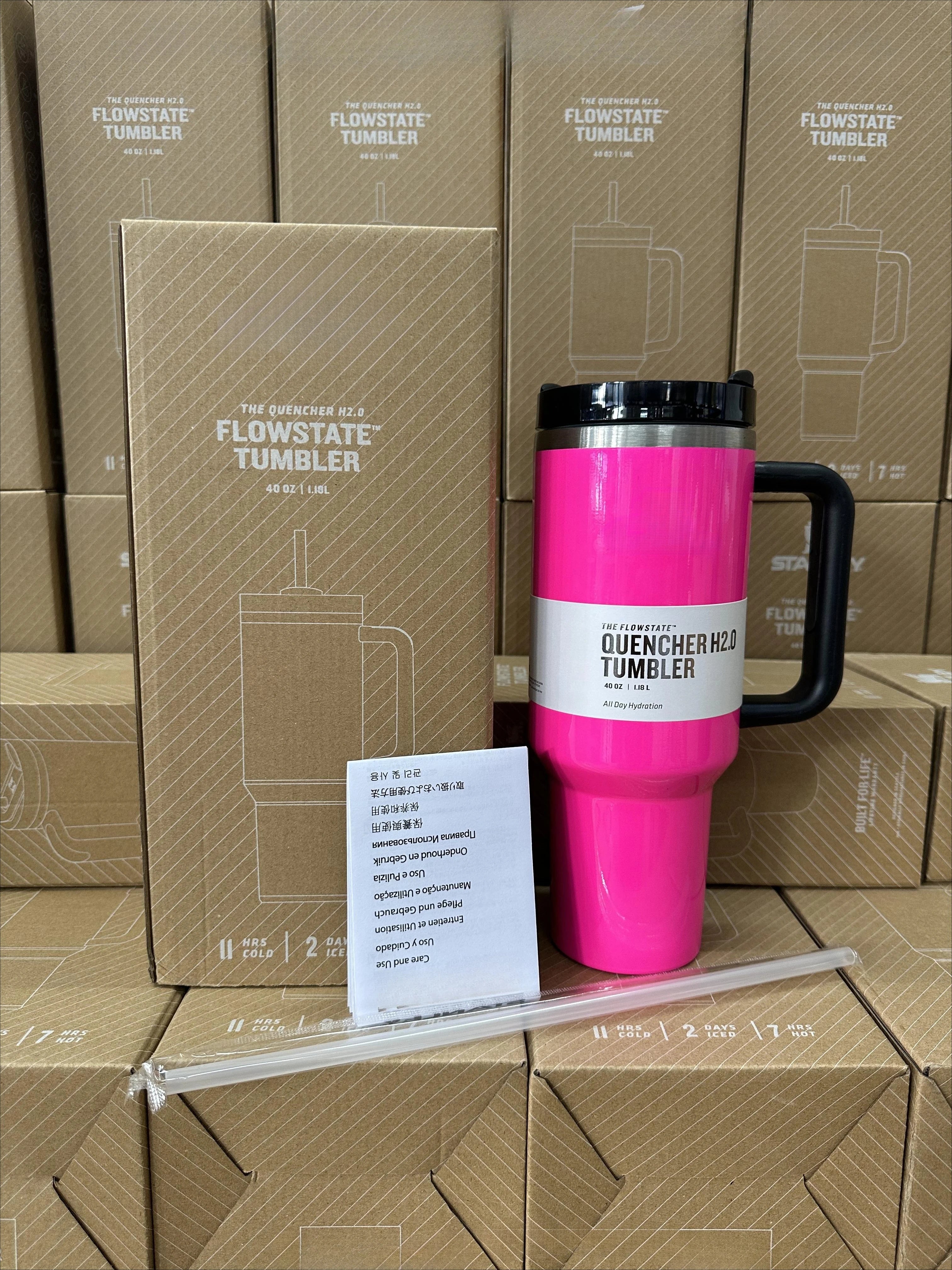 40oz Stainless Steel Vacuum Mug Double-Wall Insulated Travel Cup with Handle Straw Lid for Hot And Cold Beverages
