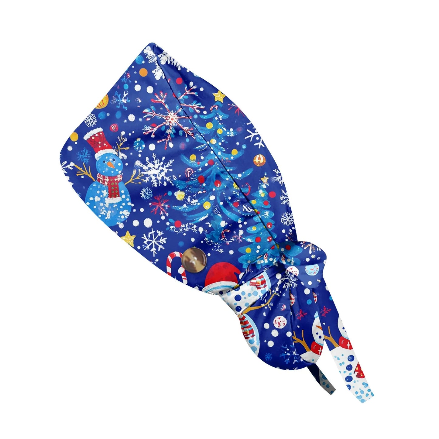 Christmas scrubs caps Pet shop hats Beauty Cleaning cap Wholesale prices cotton pet grooming nursing scrubs work cap