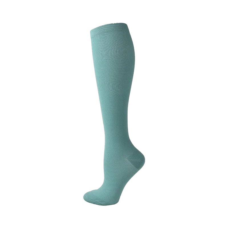 Compression Stockings Blood Circulation Promotion Slimming Compression Socks Anti-Fatigue Comfortable Solid Color Socks