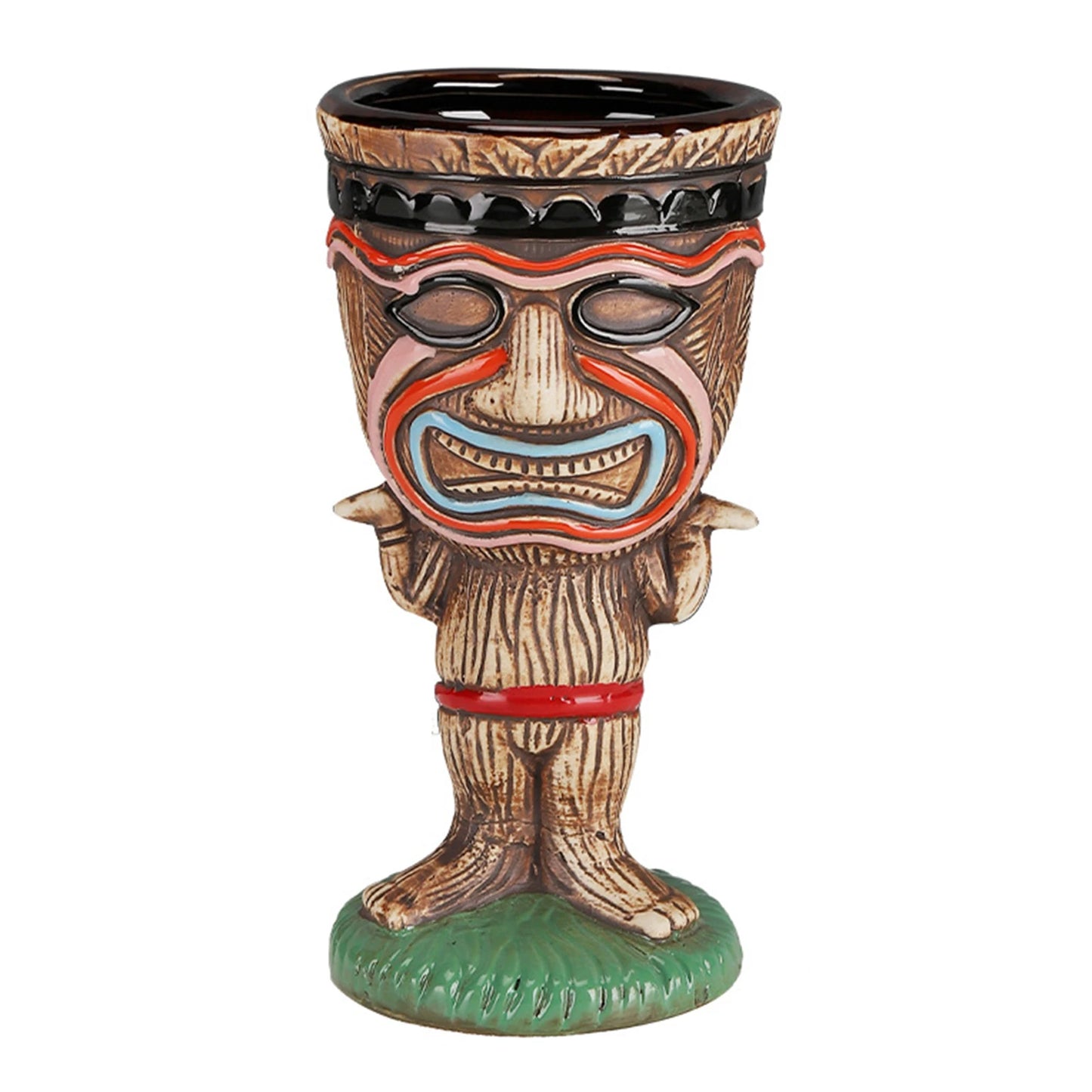 Hawaiian Cocktail Cups Creative Style Ceramic Mug Beer Beverage Tiki Mug Wine Mug Bar Tools Home Bar Party Drinkware Cups