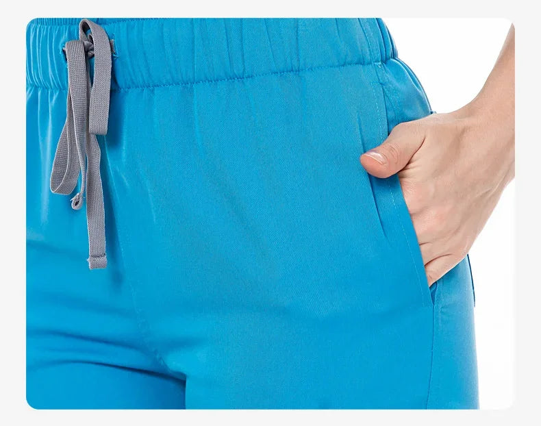 Women Scrubs Sets Nurse Accessories Medical Uniform Slim Fit Hospital Dental Clinical Workwear Clothing Surgical Overall Suits