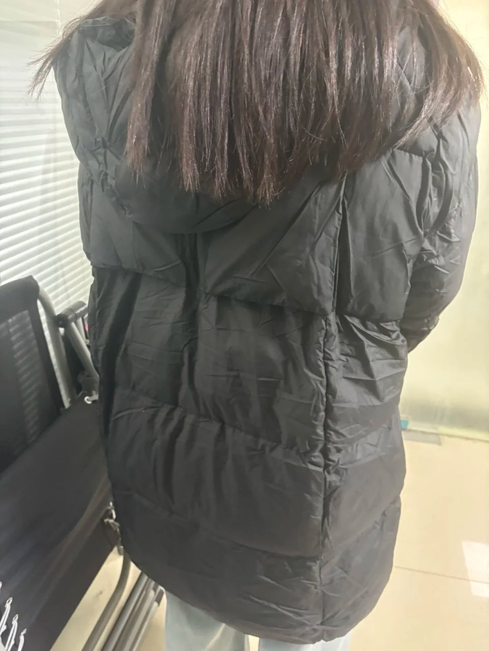 Winter Jacket New Style Fashionable Thick and Warm Mid-length Loose-fitting Down and Cotton Coat for Autumn and Winter Seasons