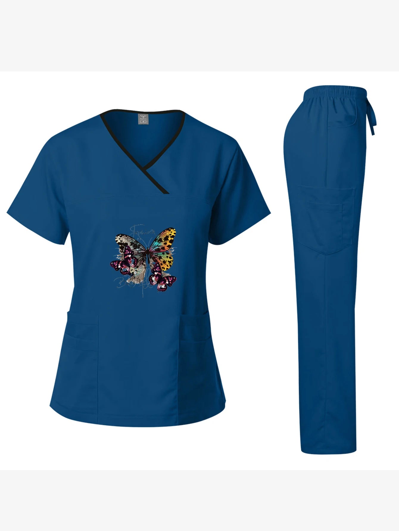 Elite Surgical Scrub Set: Quick-Dry Short-Sleeve Split Uniform | Performance Medical Gear for Dental Surgeons & Lab Technicians